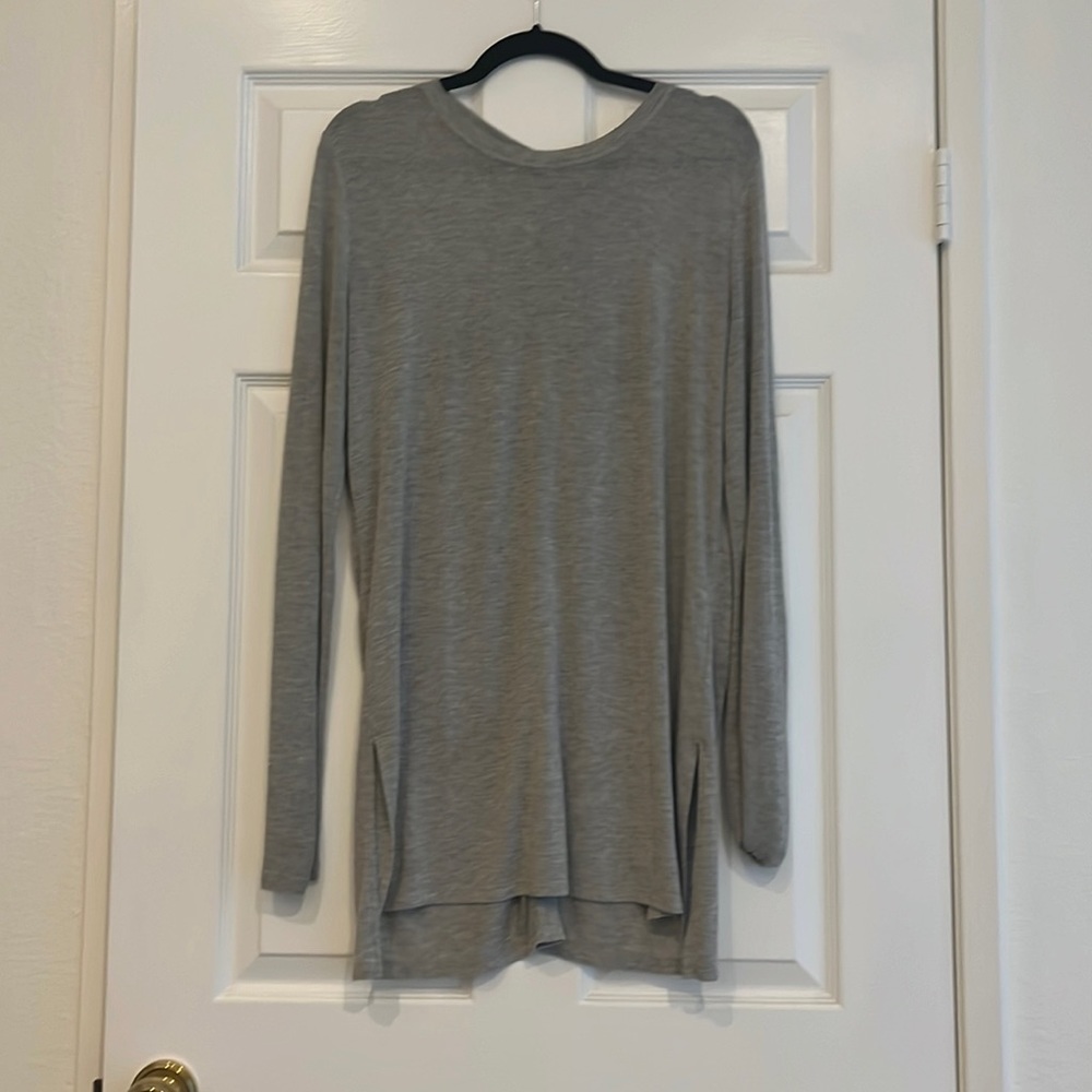 Long Grey Athleta Tunic
